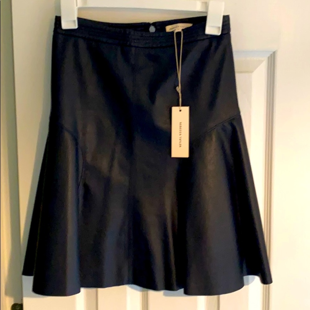 New with Tags Rebecca Taylor Leather Skirt